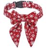 Sunflower Christmas Pet Collar Pet Bow Tie Collar With Adjustable Buckle For Dogs And Cats